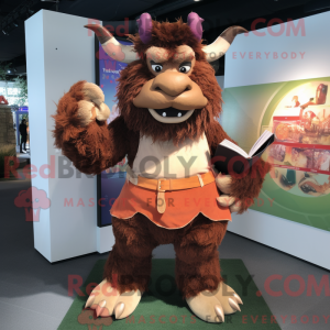 Minotaur maskot kostume...