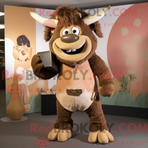 Minotaur maskot kostume...