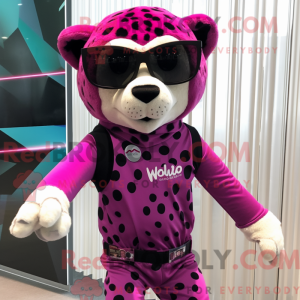 Magenta Cheetah mascot...