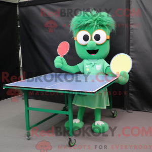 Green Ping Pong Table...