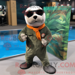 Seal mascot costume...