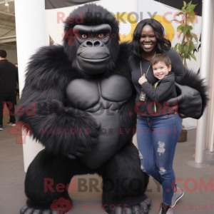Black Gorilla mascot...