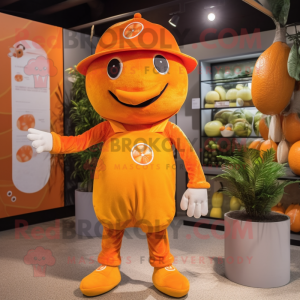 Oransje Oransje maskot...