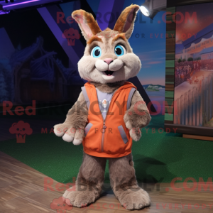 Wild Rabbit mascot costume...