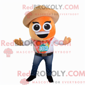 Peach Tacos mascot costume...