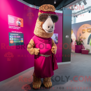 Magenta Camel mascot...