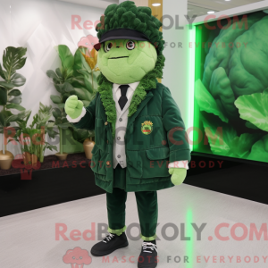 Forest Green Cabbage maskot...