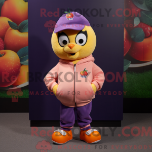 Postava maskota Peach Grape...