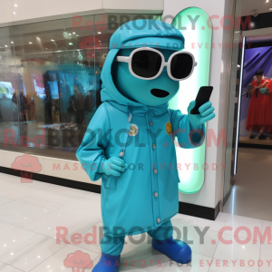 Turkis Phone maskot kostume...