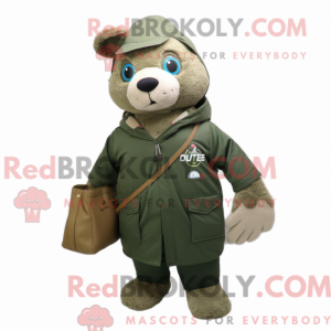 Olive Marine Recon mascot...