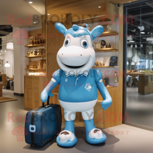 Sky Blue Jersey Cow...