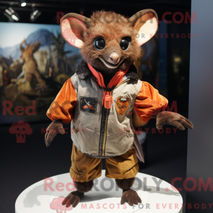 Rust Fruit Bat maskot...