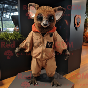 Rust Fruit Bat maskot...