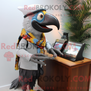 Sølv Tucan maskot...