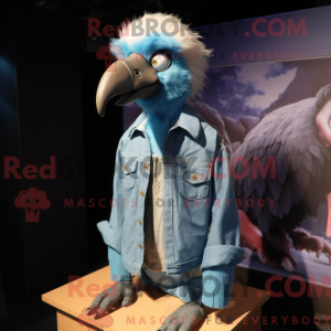 Sky Blue Vulture mascot...