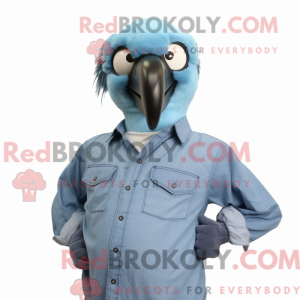 Postava maskota Sky Blue...