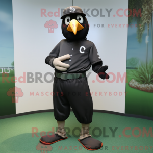 Olive Crow mascot costume...
