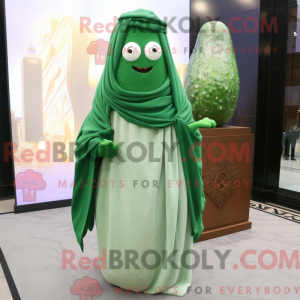 Cucumber mascot costume...