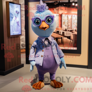 Lavender Quail mascot...