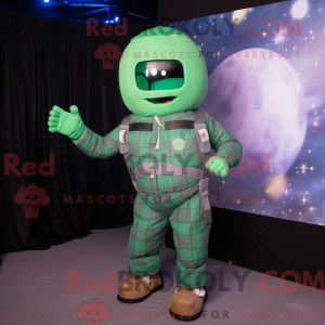 Green Astronaut mascot...