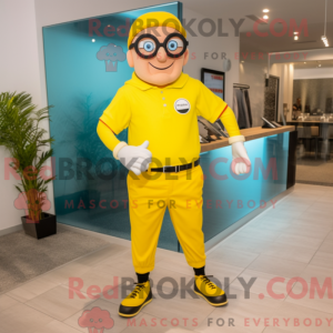 Yellow Wrist Watch mascot...