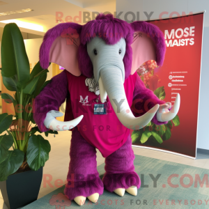 Magenta Mammoth maskot...