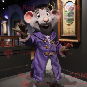 Purple Ratatouille mascot...