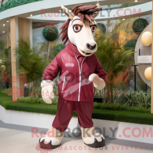 Maroon Quagga maskot...