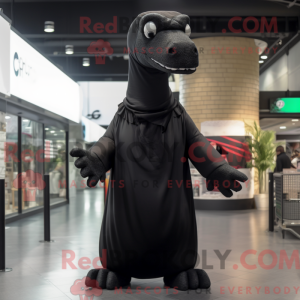 Black Diplodocus mascot...