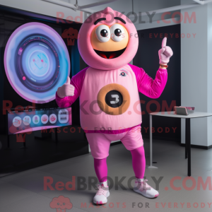 Pink Donut mascot costume...