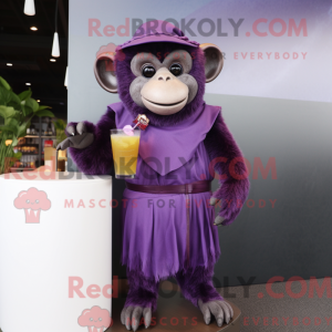Postava maskota Purple...