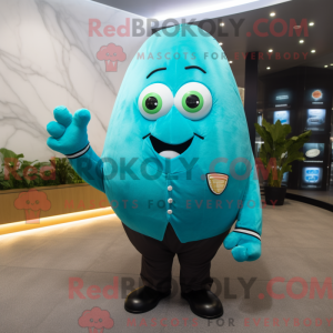 Cyan Potato maskot...