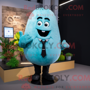 Cyan Potato maskot...