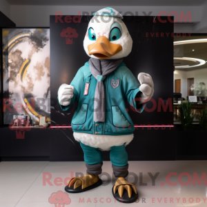 Teal Geese Maskottchen...