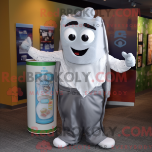 Gray Soda Can mascot...