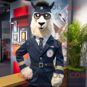 Postava maskota Navy Llama...