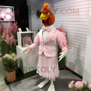 Pink Chicken mascotte...