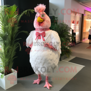 Rosa Huhn Maskottchen...