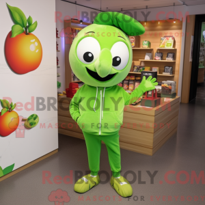 Oliven æble maskot kostume...