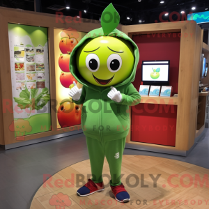 Olive Apple-mascottekostuum...