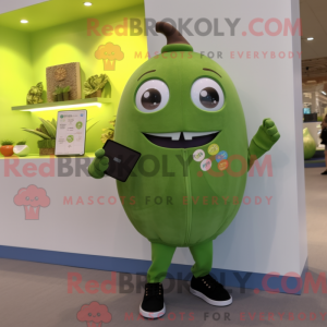 Olive Apple mascot costume...