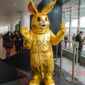 Maskottchenkostüm Goldener...