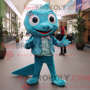 Turkis Barracuda maskot...