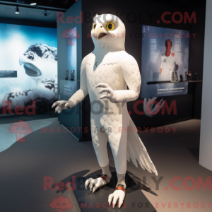White Falcon mascot costume...