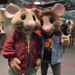 Maroon Rat máscara de...