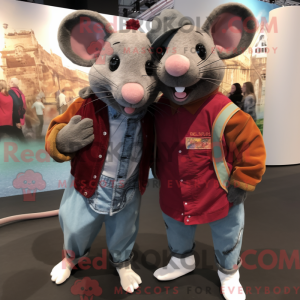 Maroon Rat máscara de...