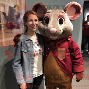 Maroon Rat máscara de...