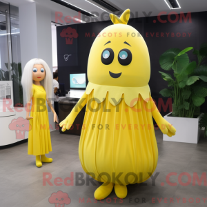 Lemon Yellow Gyro mascot...