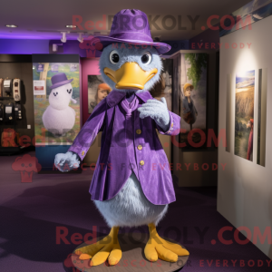 Purple Gosling mascot...