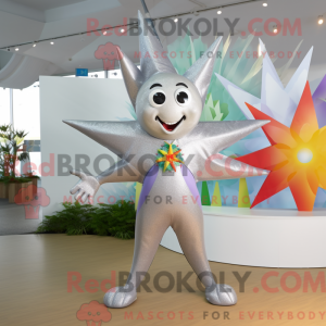 Silver Starfish mascot...
